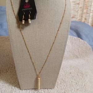 Rural Regeneration - Gold Necklace/earrings set NWT